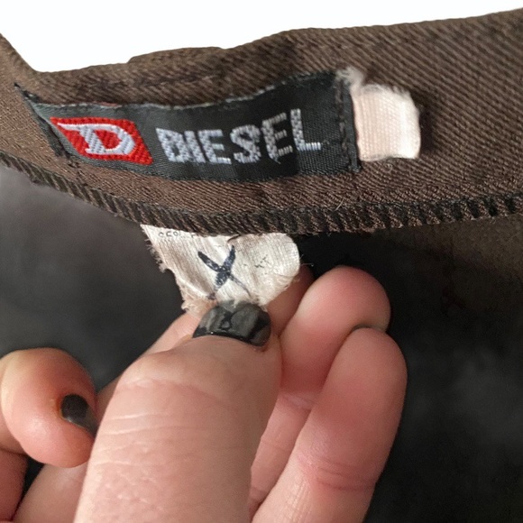 Diesel | brown polyester dress pant - Picture 4 of 6